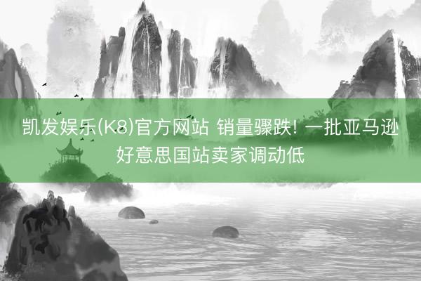 凯发娱乐(K8)官方网站 销量骤跌! 一批亚马逊好意思国站卖家调动低