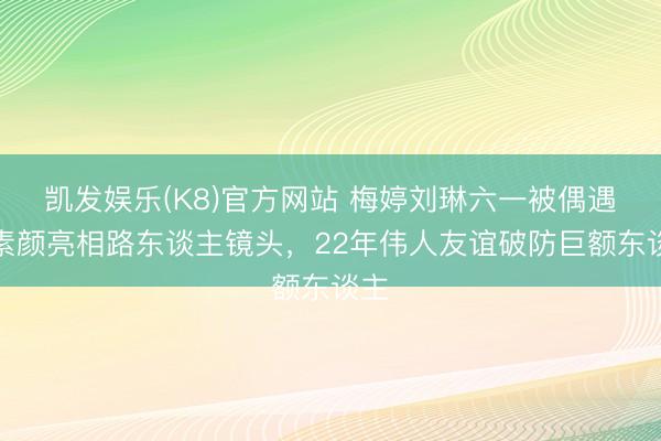 凯发娱乐(K8)官方网站 梅婷刘琳六一被偶遇！素颜亮相路东谈主镜头，22年伟人友谊破防巨额东谈主